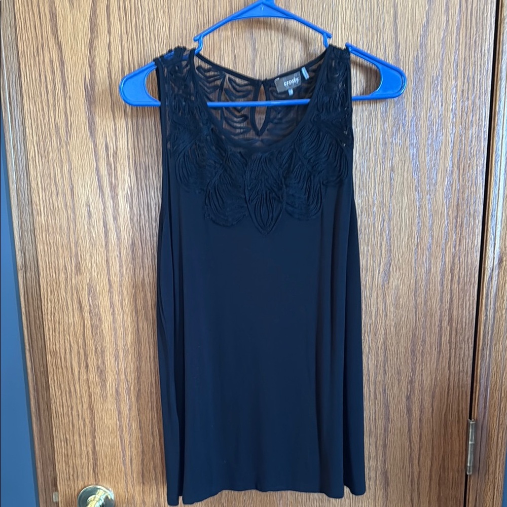 Elegant Black Sleeveless Top